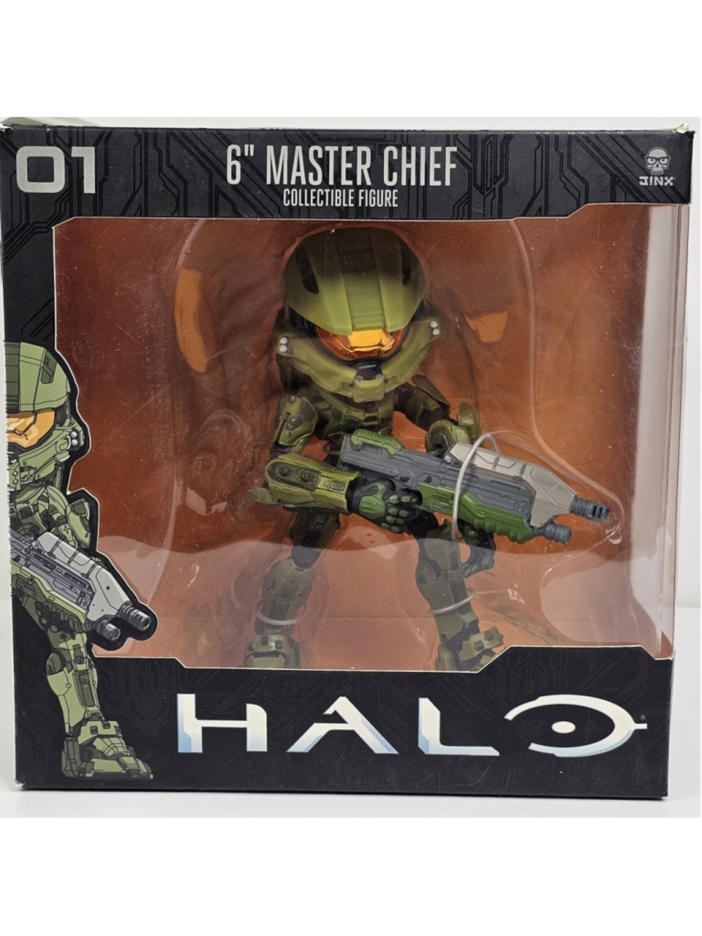 Rare Halo Master Chief 6" Collectible Figure JINX 2016 With Rifle FL071602